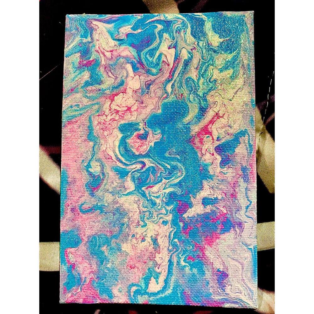 LGBT fluid art trans transgender black blm genderfluid non binary painting